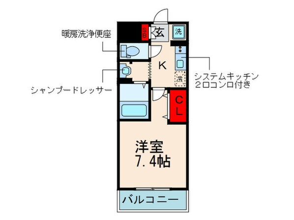 M.Granz千里山の物件間取画像